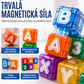 📚 Magnetické kostky s písmeny a čísly k učení