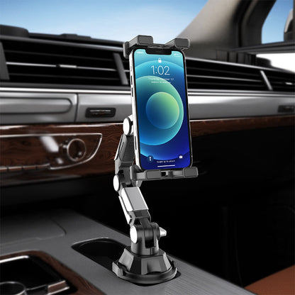 🚗📱 1080° nastavitelný, skládací držák do auta pro chytré telefony a tablety - stabilní, nastavitelný a multifunkční 👍