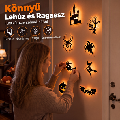 Samolepky na zeď s motivem Halloweenu, které ve tmě svítí