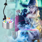 💨 ⚡ Ultrazvukový rozprašovač s 12 LED diodami – Vytváří chladivou mlhu a barevné světlo – Ideální pro zvlhčovače vzduchu, fontány nebo halloweenské dekorace – Tichý provoz ve vodě 💧✨