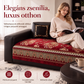 🛋️ Potah na pohovku ve vintage stylu s květinovým vzorem 🌸 – měkký, útulný a elegantní
