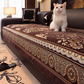 🛋️ Potah na pohovku ve vintage stylu s květinovým vzorem 🌸 – měkký, útulný a elegantní