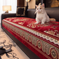 🛋️ Potah na pohovku ve vintage stylu s květinovým vzorem 🌸 – měkký, útulný a elegantní