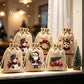 🎄🎁 Vánoční dárkové pytlíky – vánoční motivy stahovací šňůrka a odolný materiál ✨🎅