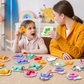 🧠🧩 Dřevěná hra s 26 kusy na přiřazování písmen a zvířátek – Vzdělávací dřevěná hra, která rozvíjí paměť a logické myšlení dítěte 👶💕