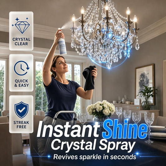 💎✨ Čisticí sprej na křišťálové lustry: Lesk bez šmouh a šetrná péče 💡🧼