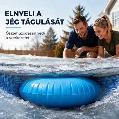 ❄️ ✨ Kulatý nafukovací vzduchový polštář na zimní zakrytí bazénu – snižuje tlak ledu, zimní ochrana bazénu 🏊