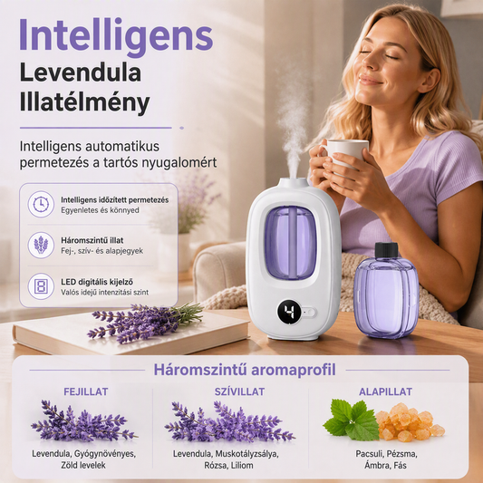 Přesně načasované rozstřikování – zabraňuje zvyknutí si na vůni, trvalá svěžest – Inteligentní aromaterapeutický difuzér – S platbou při převzetí! 🌸