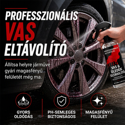 Rychle působící sprej na odstranění železa a nečistot pro automobily