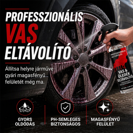 Rychle působící sprej na odstranění železa a nečistot pro automobily