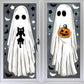 👻Roztomilá a zábavná halloweenská samolepka na okno s motivem ducha
