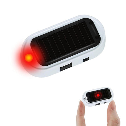 🚨🚨 Zabraňte vloupáním do aut! Blikající LED svítilna napájená solární energií odradí zloděje🛡️