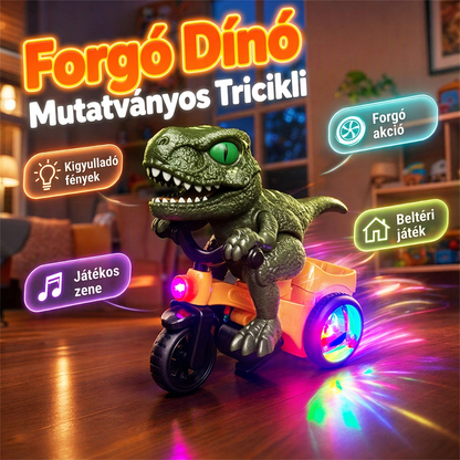 🦖 Elektrická tříkolka ve tvaru dinosaura pro malé děti🛺