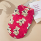🐶✨ Psí vesta s plyšovou podšívkou a medvídkovým vzorem – Teplá a pružná pro vaše malé miláčky🧸