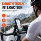 🚴 📱 Vodotěsný držák na telefon na kolo – IPX6, dotykový displej a otáčení o 360° – bezpečná navigace na řídítkách pro motocykly a jízdní kola 🌧️