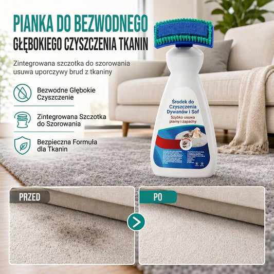 🛋️ Vysoce účinný čisticí prostředek na koberce – Odstraňuje skvrny a nepříjemné pachy ✨