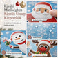🎅🎄 Vánoční statické samolepky na okna z PVC – Snadno nalepitelná sváteční dekorace ✨