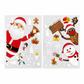 🎅🎄 Vánoční statické samolepky na okna z PVC – Snadno nalepitelná sváteční dekorace ✨