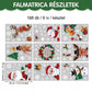 🎅🎄 Vánoční statické samolepky na okna z PVC – Snadno nalepitelná sváteční dekorace ✨