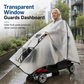 🌧️ Pláštěnka s plným krytím pro pomůcky pro mobilitu – Voděodolná PVC stříška, chrání před deštěm a větrem, pohodlný pohyb venku