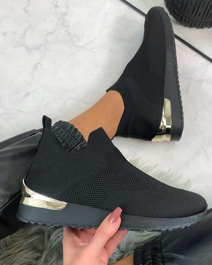 Comely Elastická obuv Slip-on Flat